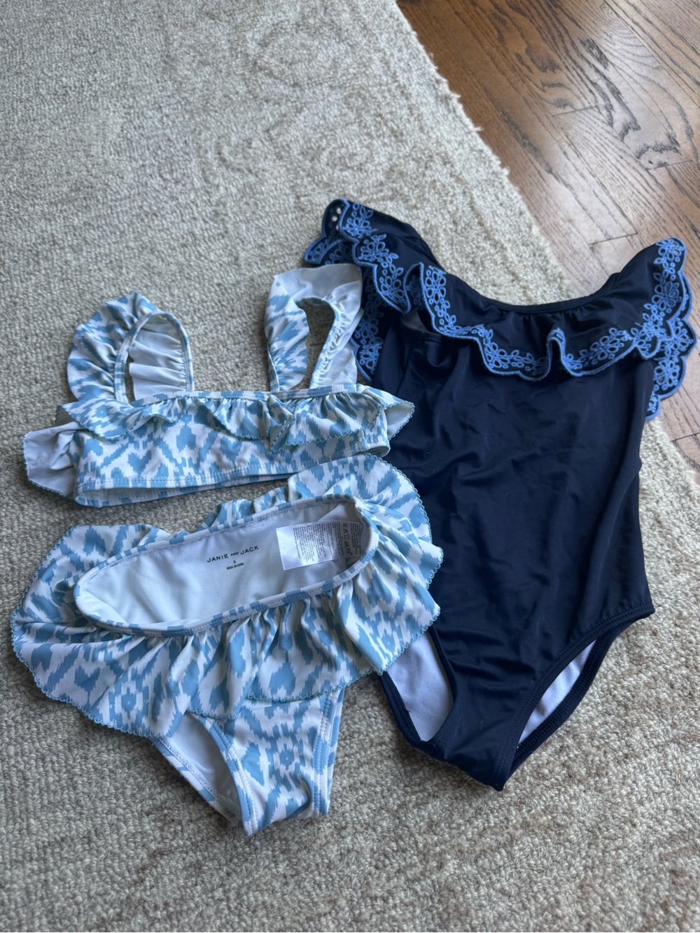 Janie and Jack 2 swimsuit bundle